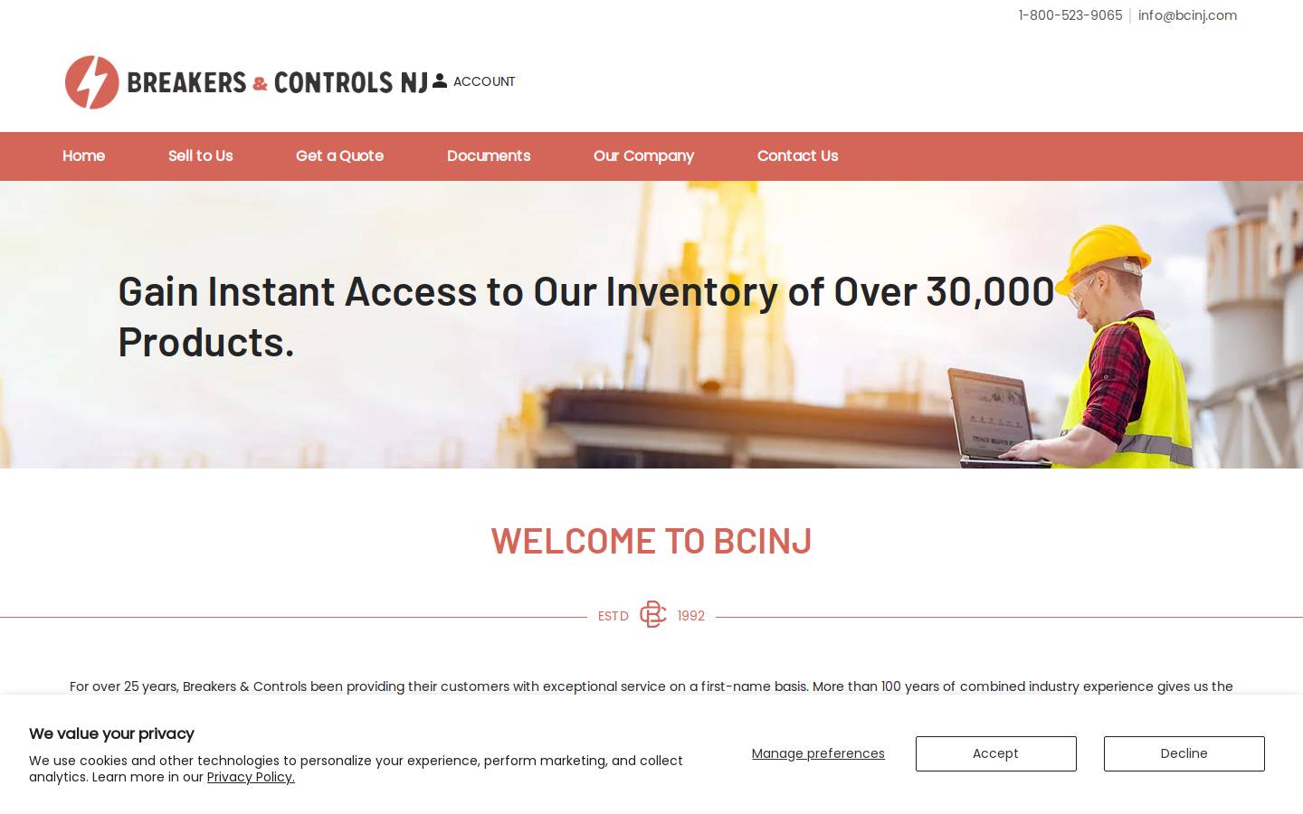 bcinj.com homepage screenshot