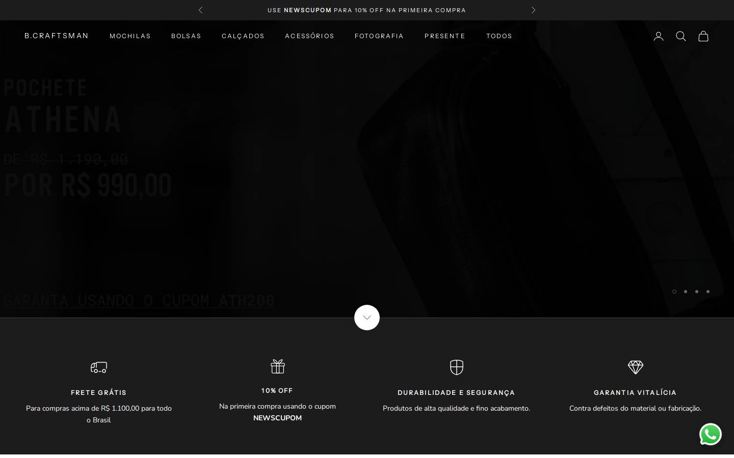 bcraftsman.com.br homepage screenshot