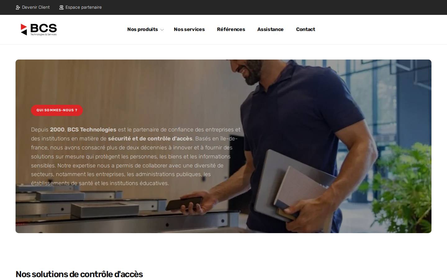 bcs-techno.com homepage screenshot