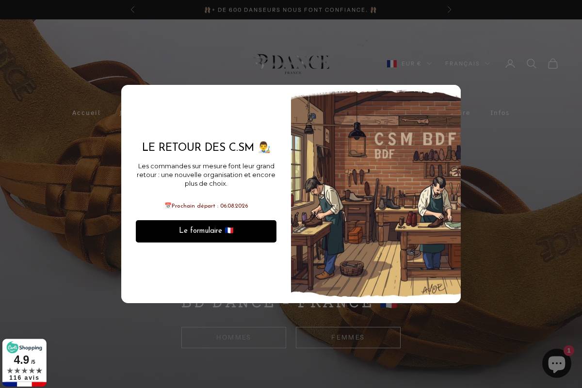 BD homepage screenshot