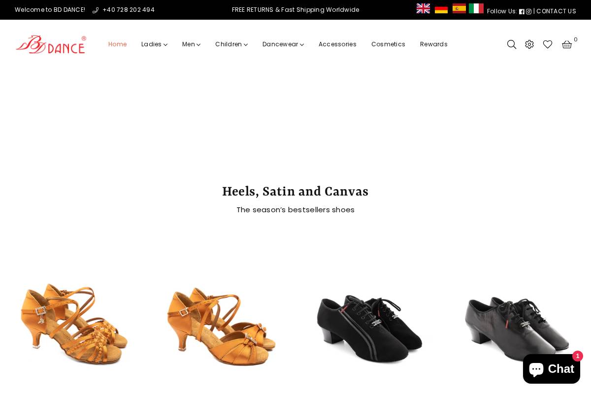 bddance.eu homepage screenshot