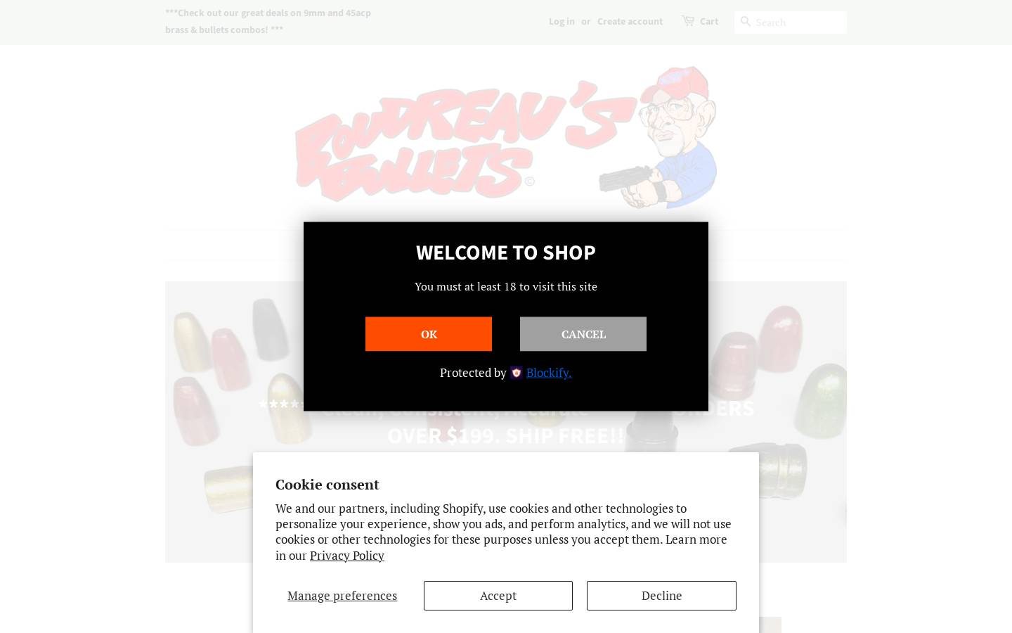 bdsbullets.com homepage screenshot