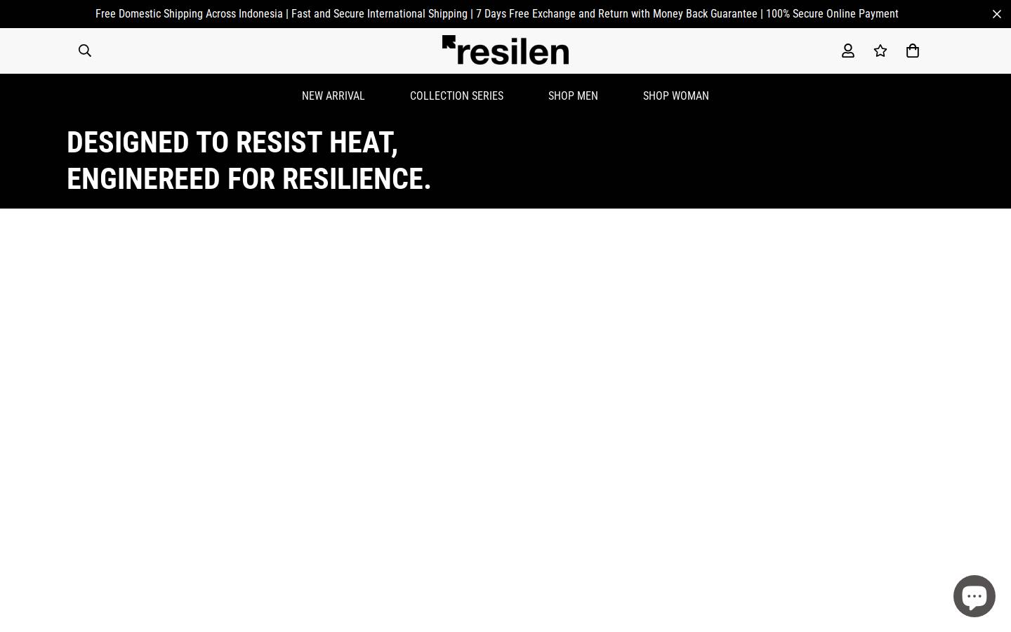 be-resilen.com homepage screenshot