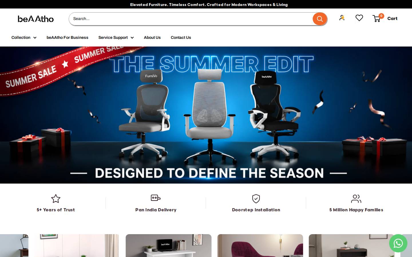 beaatho.com homepage screenshot
