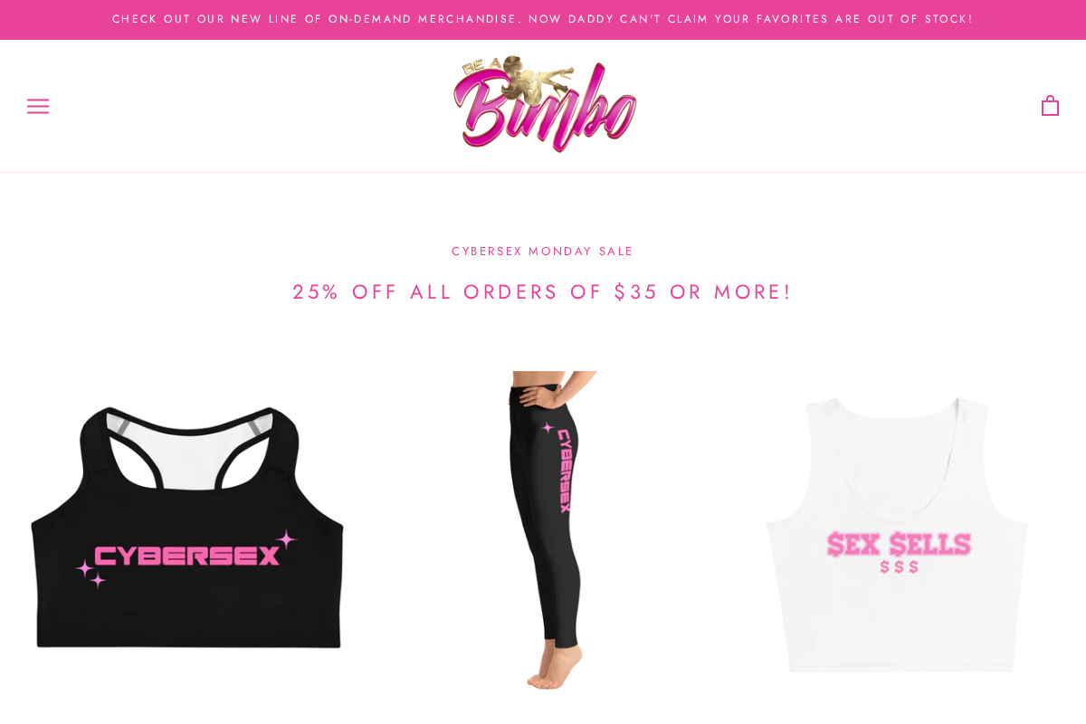 Be A Bimbo homepage screenshot