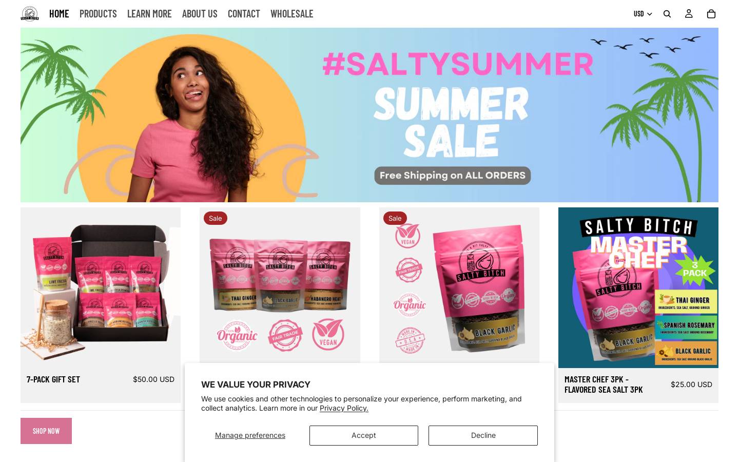 beabitsalty.com homepage screenshot