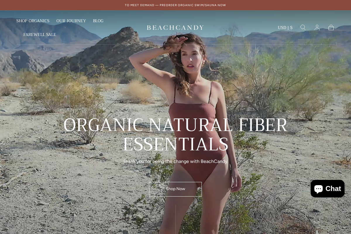 beachcandyswimwear.com homepage screenshot