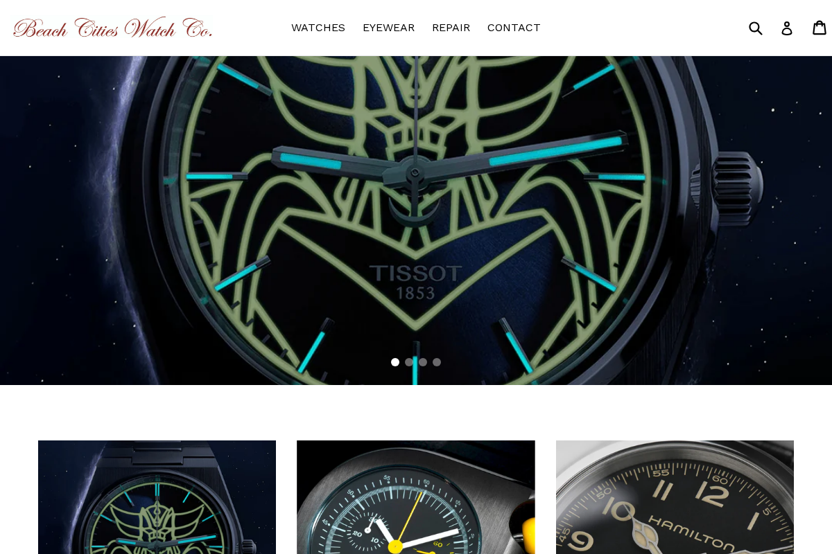 Beach Cities Watch Company homepage screenshot