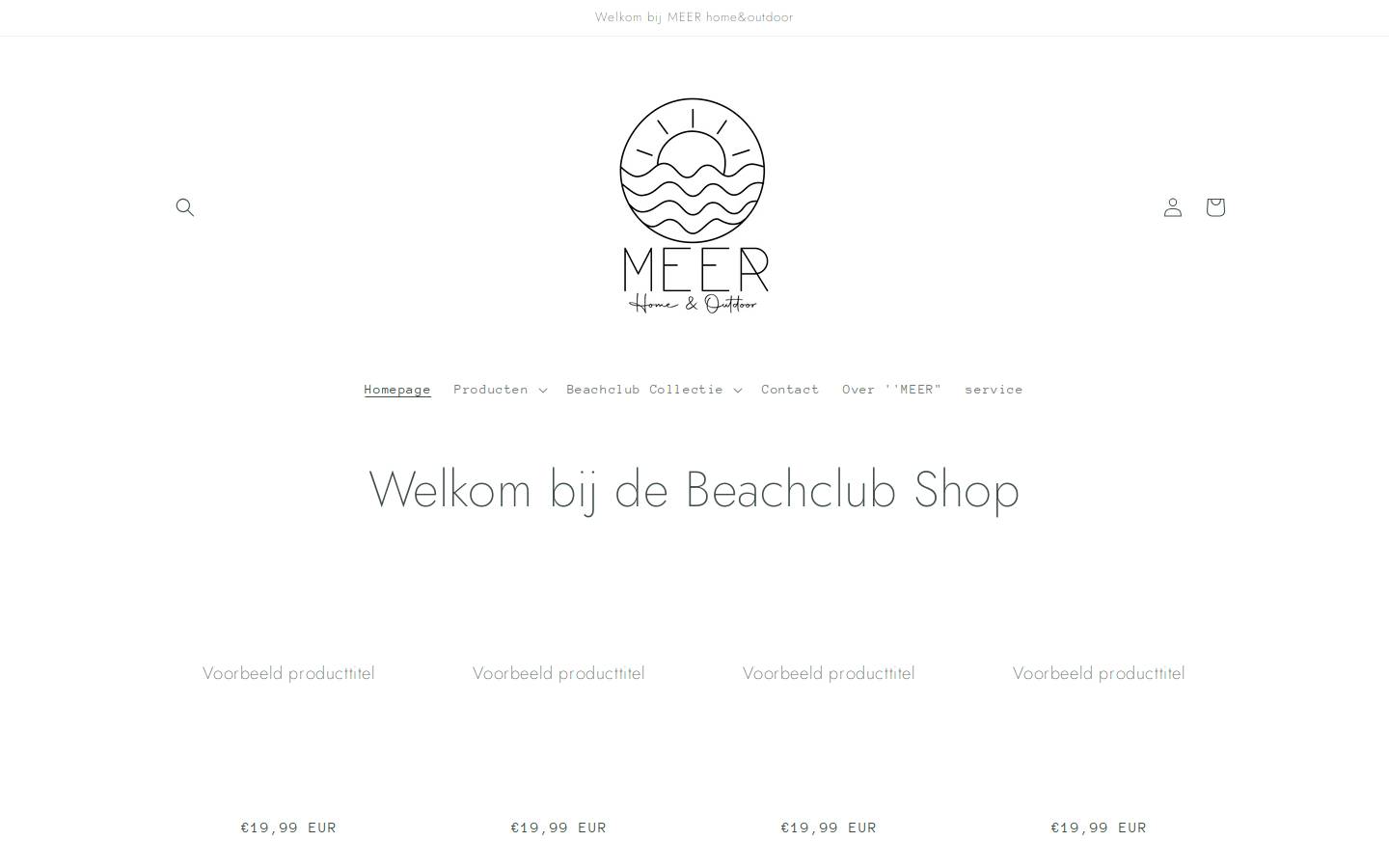 beachclubshop.nl homepage screenshot