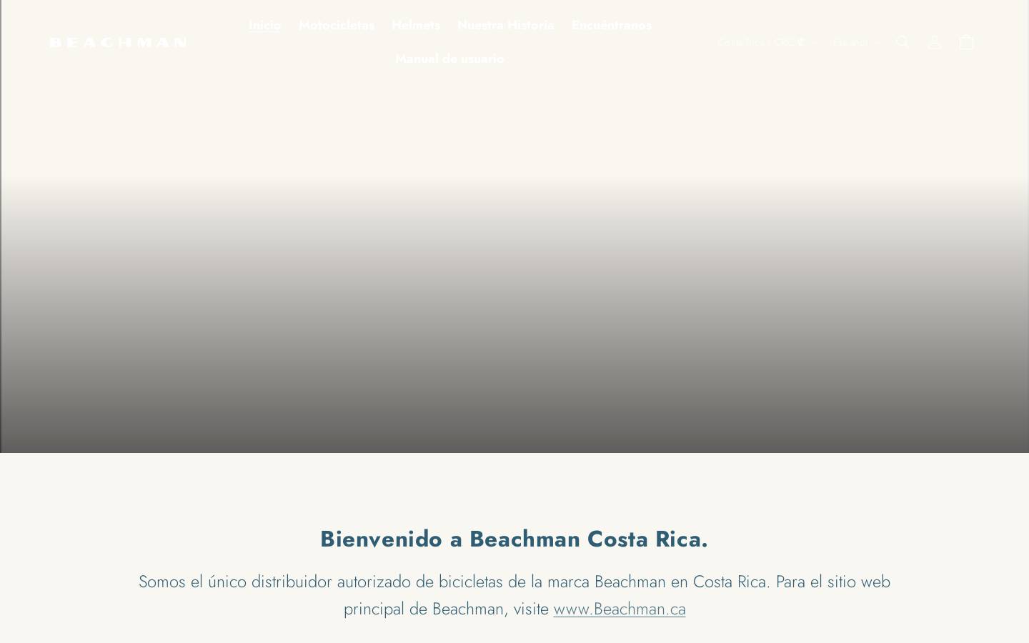 beachmancr.com homepage screenshot