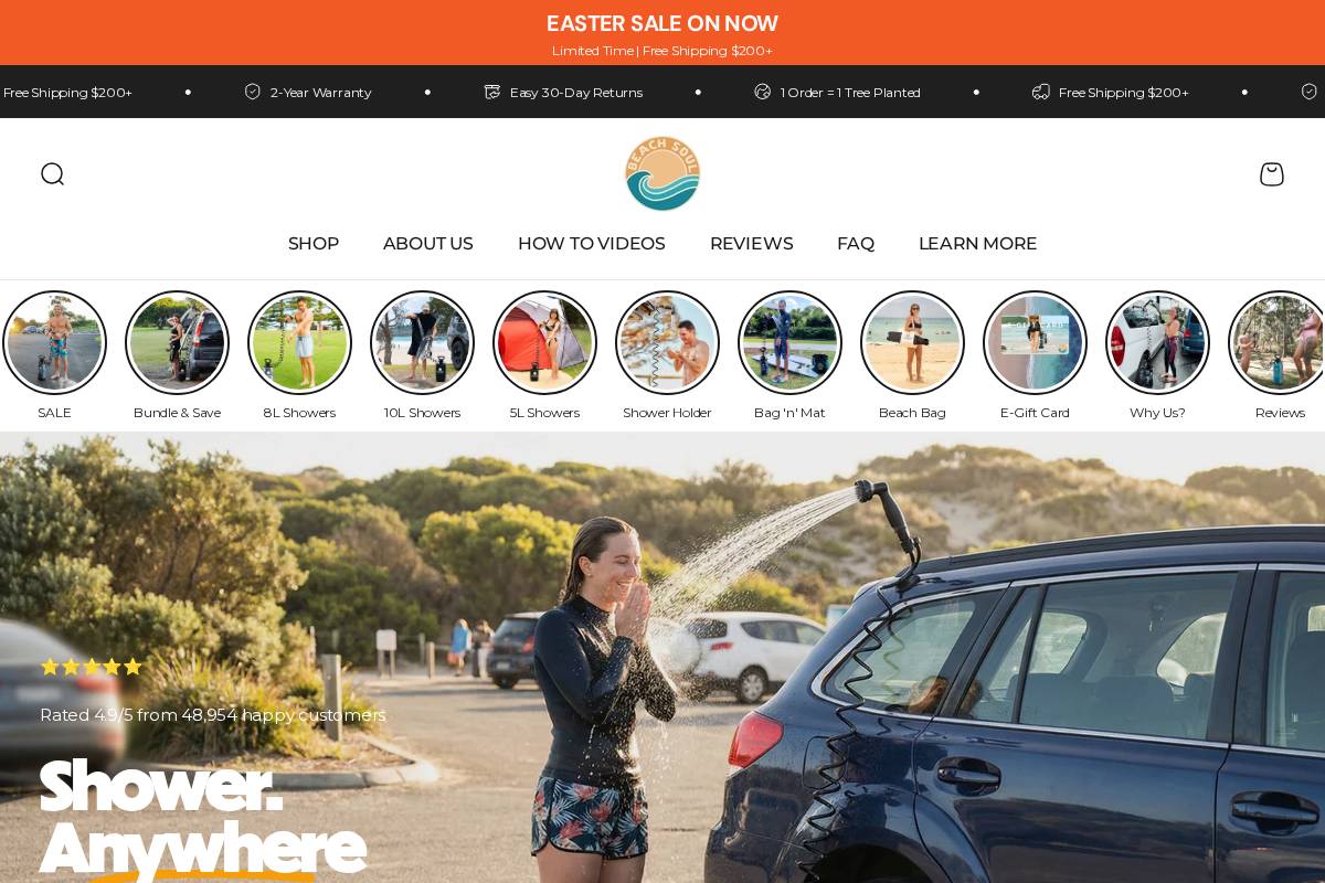 beachsoul-uk.com homepage screenshot