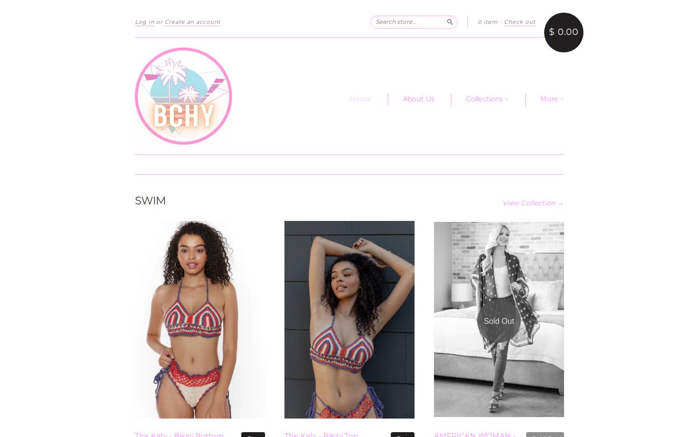 beachybabe.com homepage screenshot