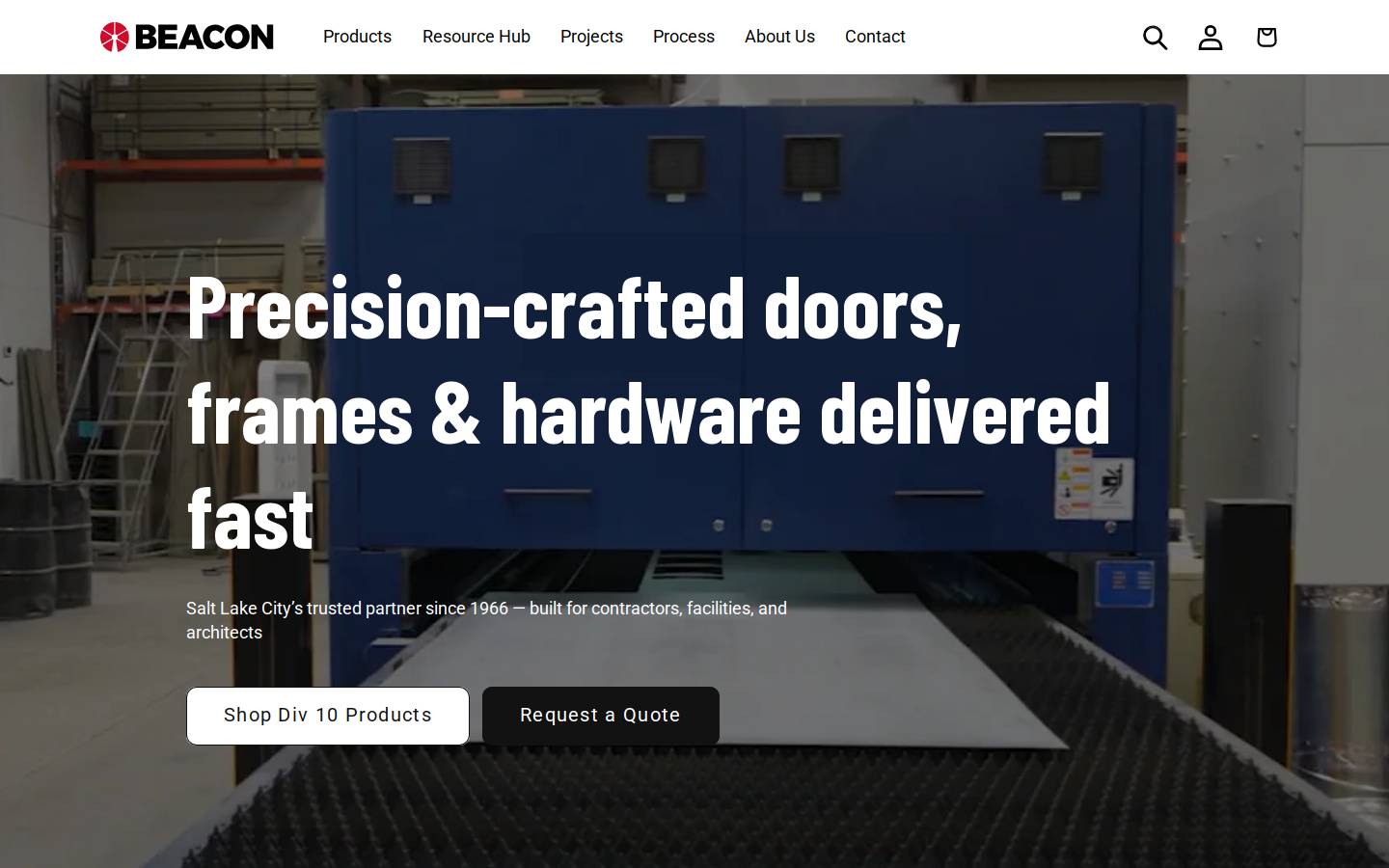 beaconcdl.com homepage screenshot