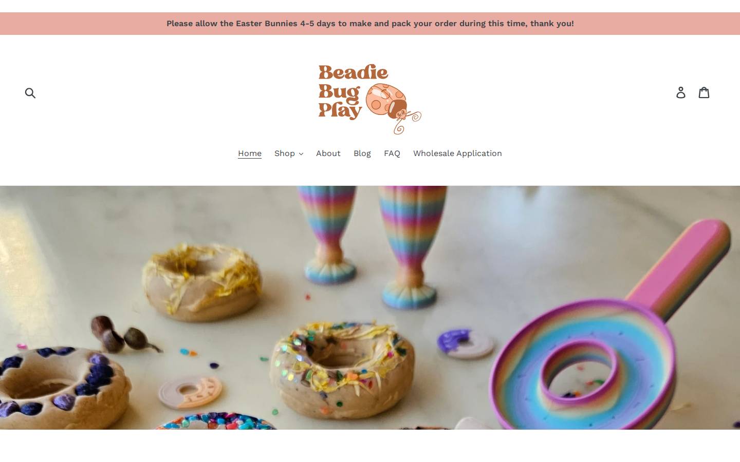 beadiebugplay.com homepage screenshot