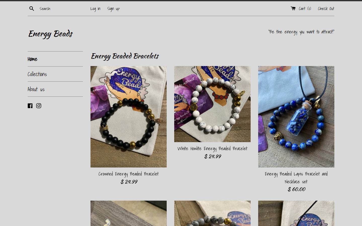 beadtheenergy.com homepage screenshot
