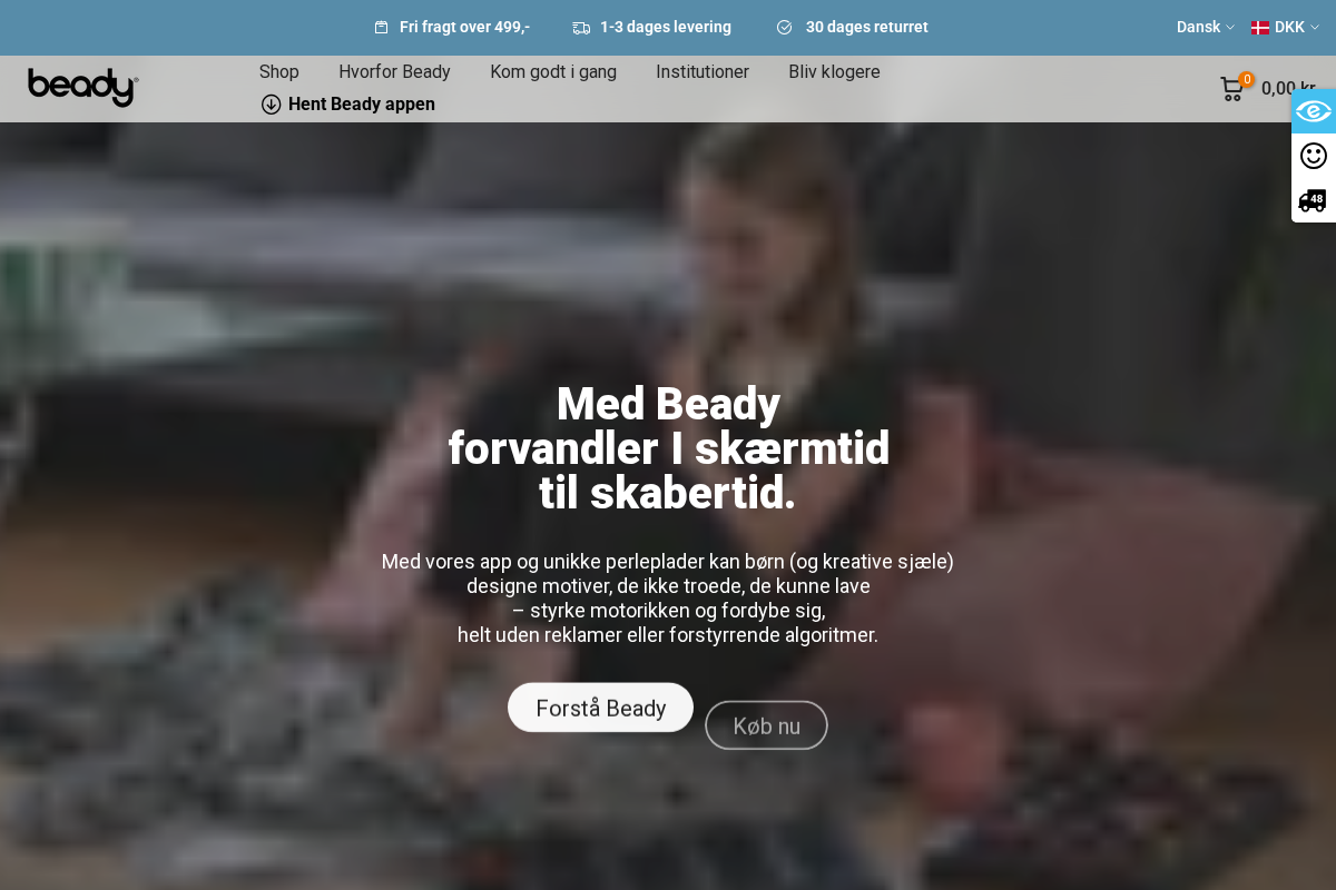 Beady.Fun homepage screenshot