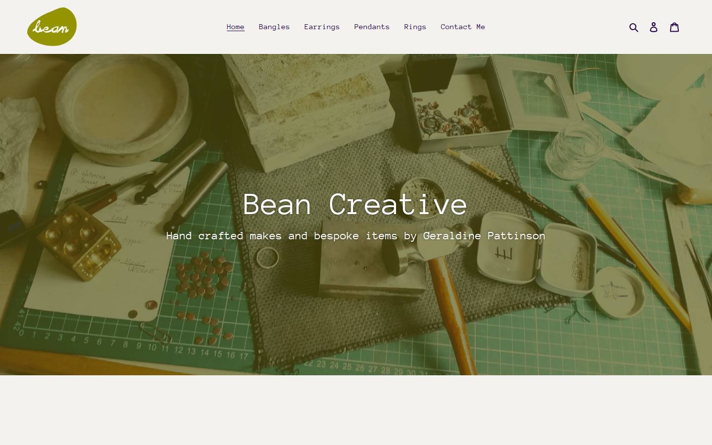 bean-creative.co.uk homepage screenshot