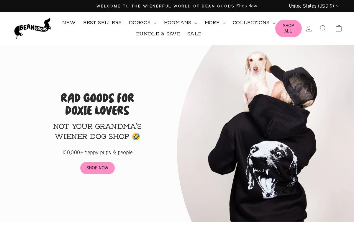 beangoods.com homepage screenshot