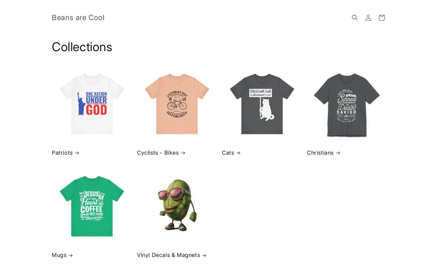 beansarecool.com homepage screenshot