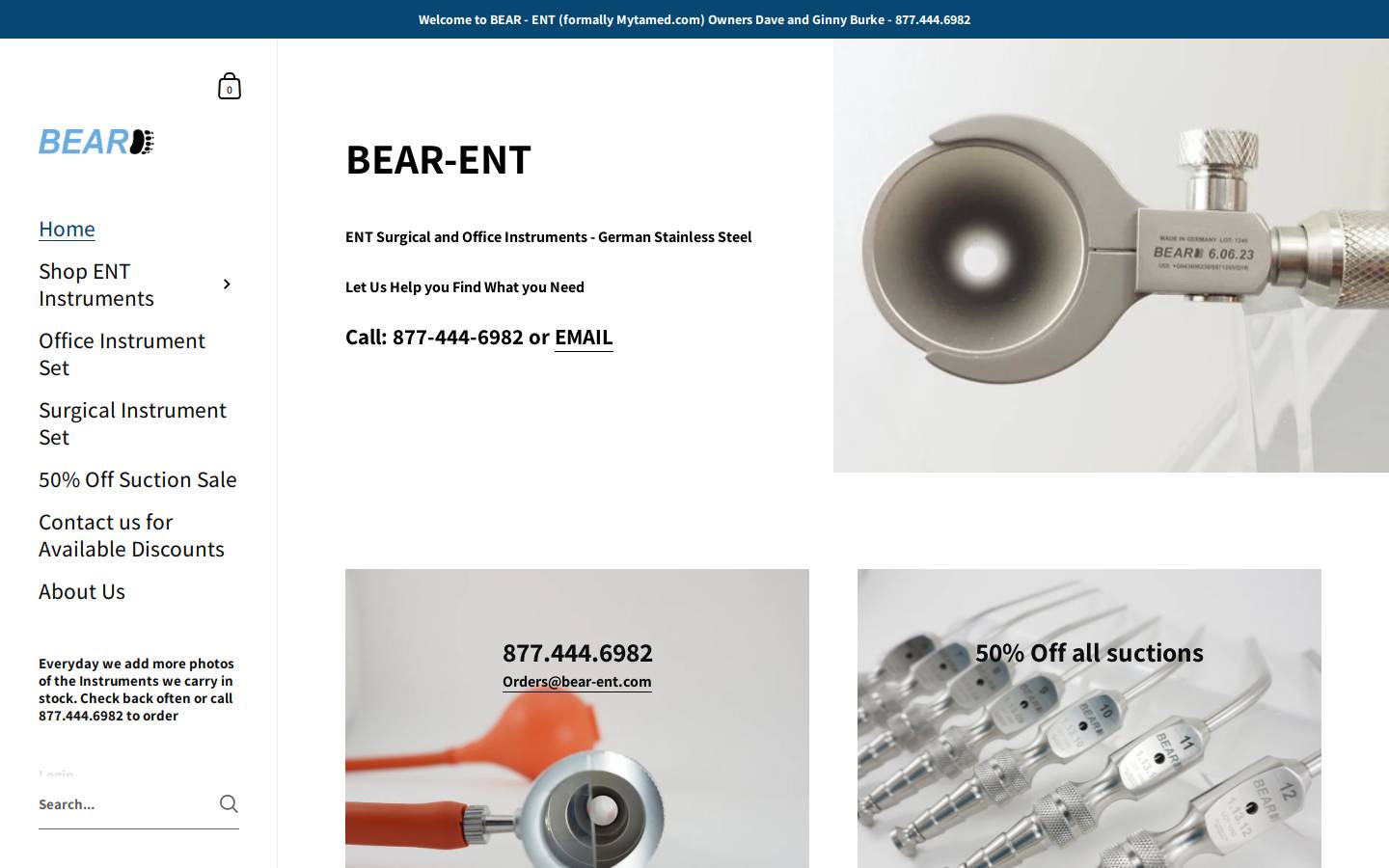 bear-ent.com homepage screenshot
