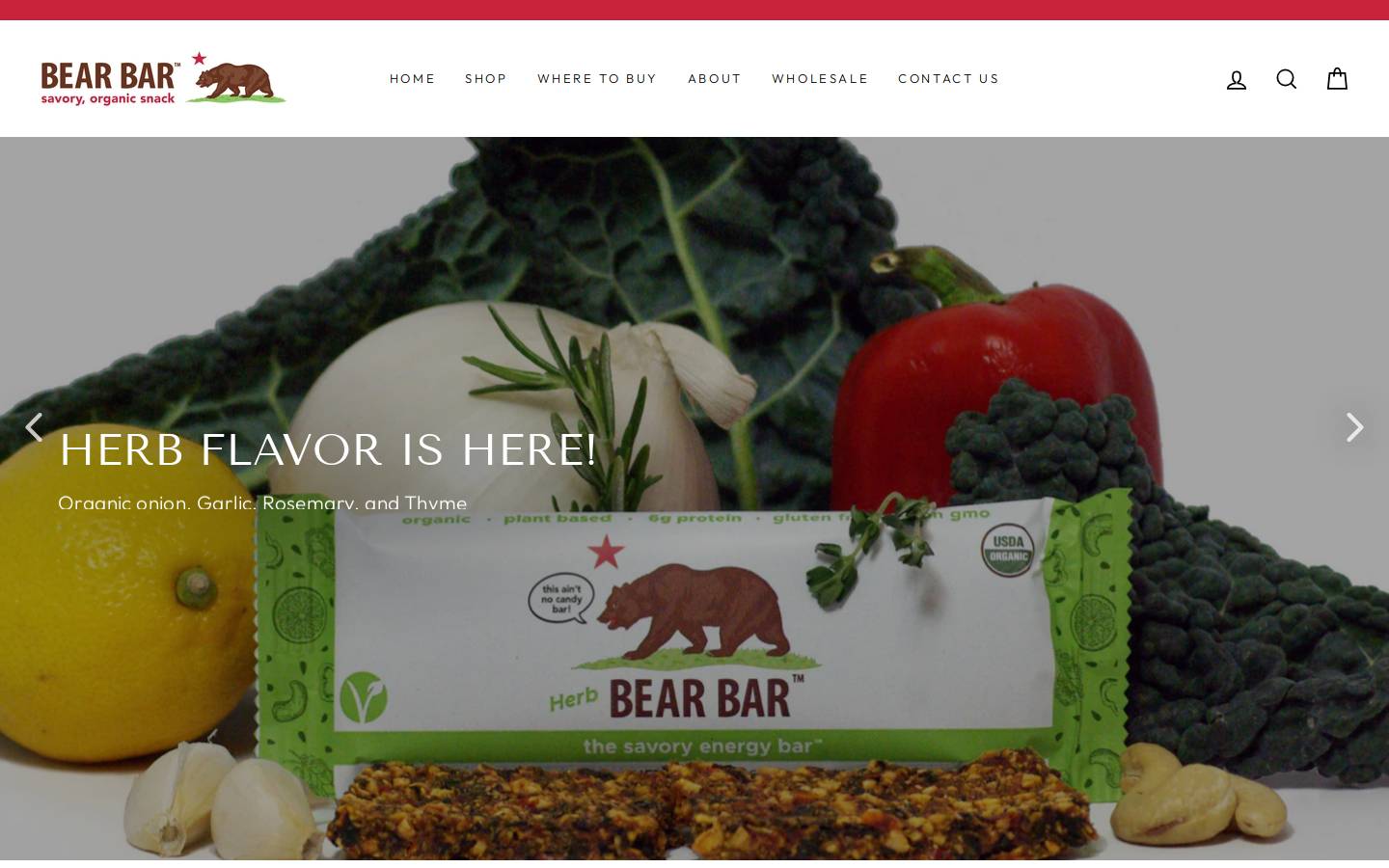 bearbar.com homepage screenshot