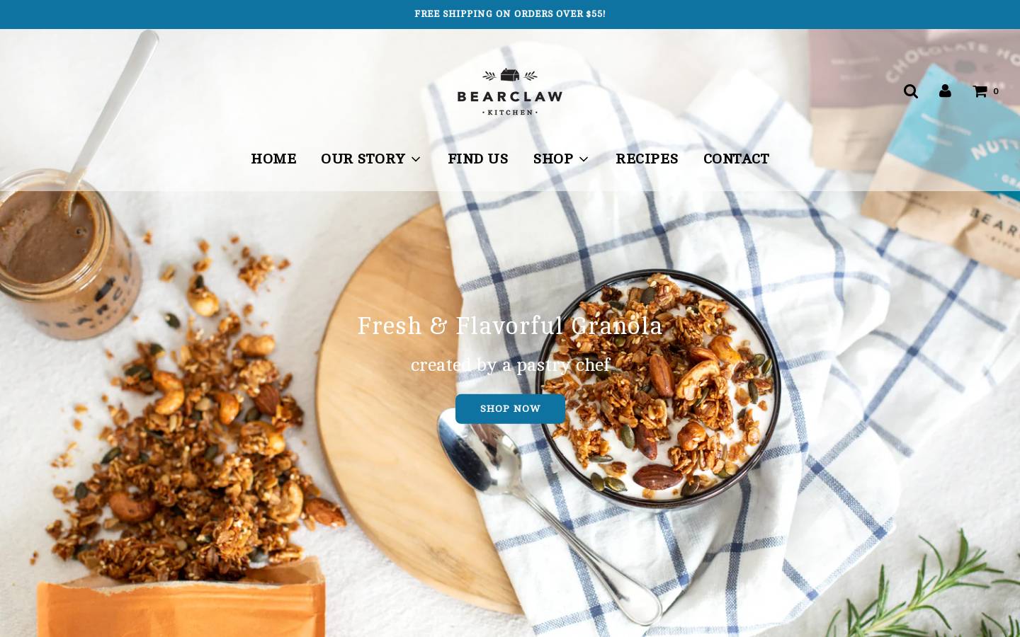 bearclawkitchen.com homepage screenshot