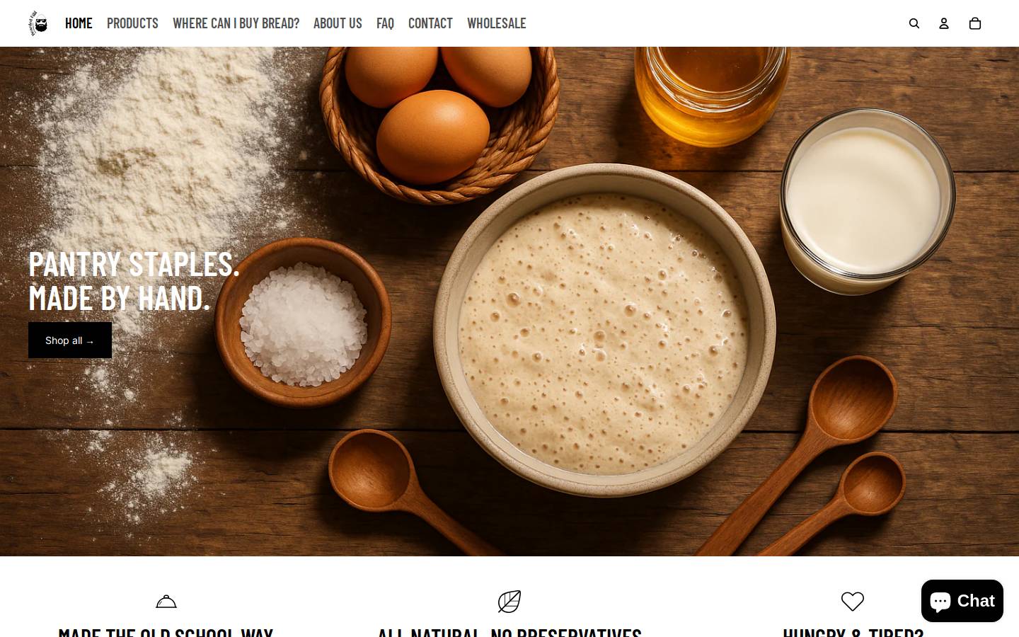 beardedegg.com homepage screenshot