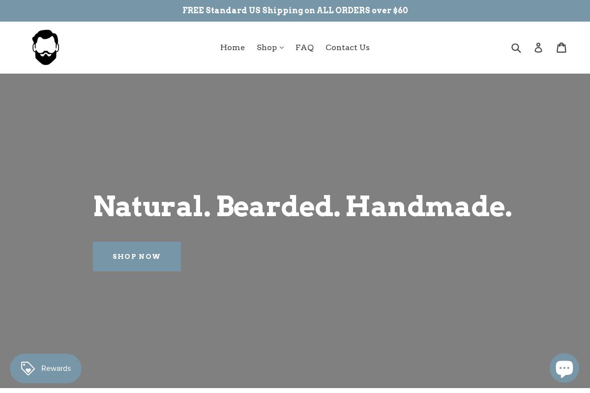 beardedoregon.com homepage screenshot