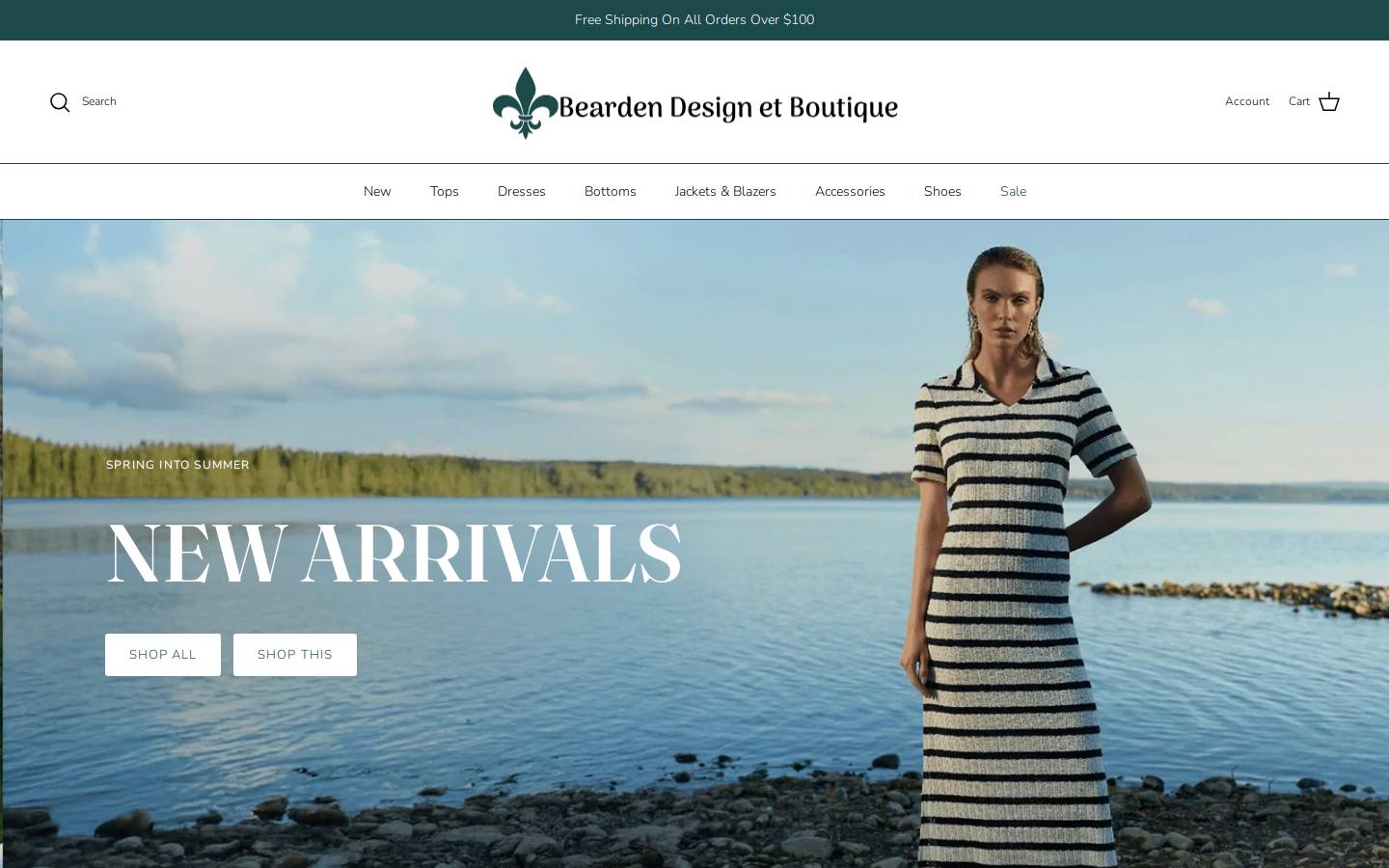 beardendesignetboutique.com homepage screenshot