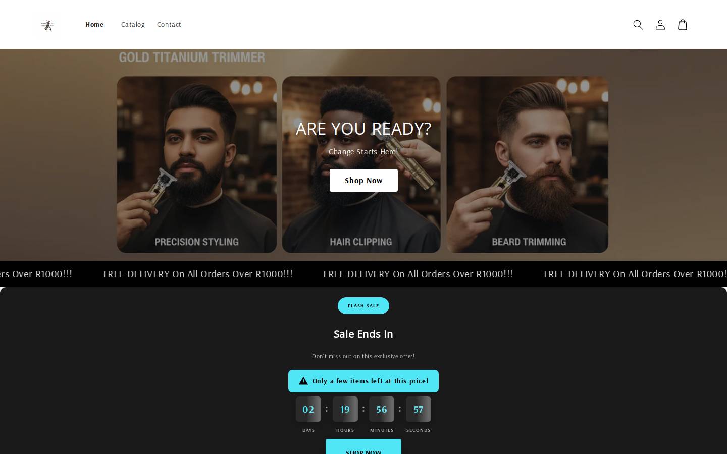 beardlab.co.za homepage screenshot