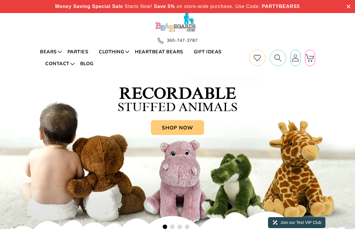 BeaRegards homepage screenshot