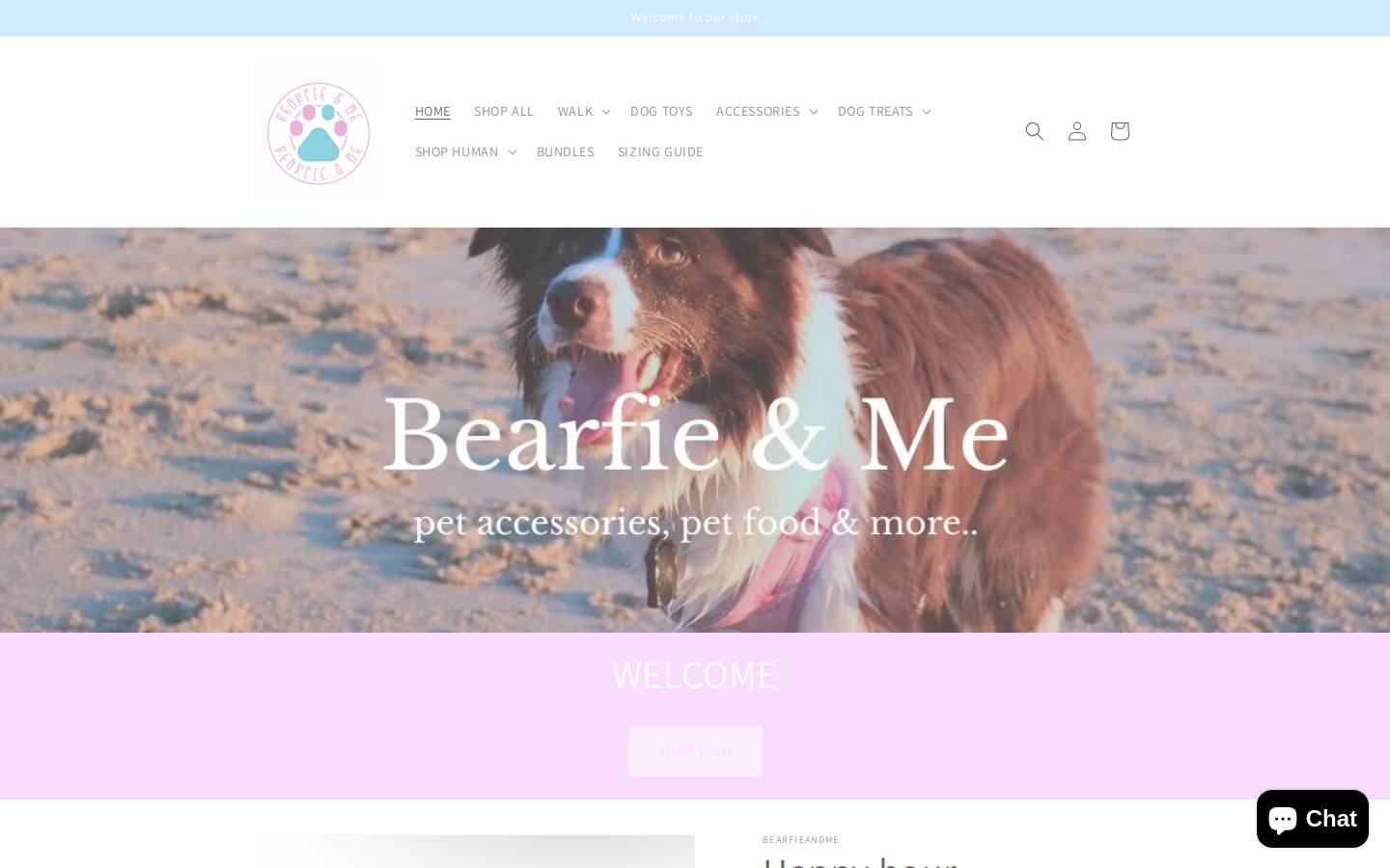 bearfieandme.com.au homepage screenshot