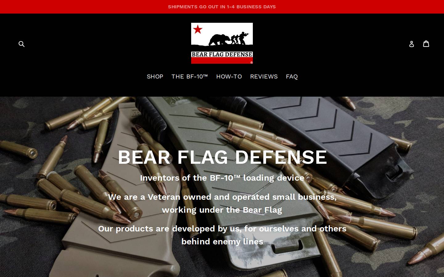 bearflagdefense.com homepage screenshot