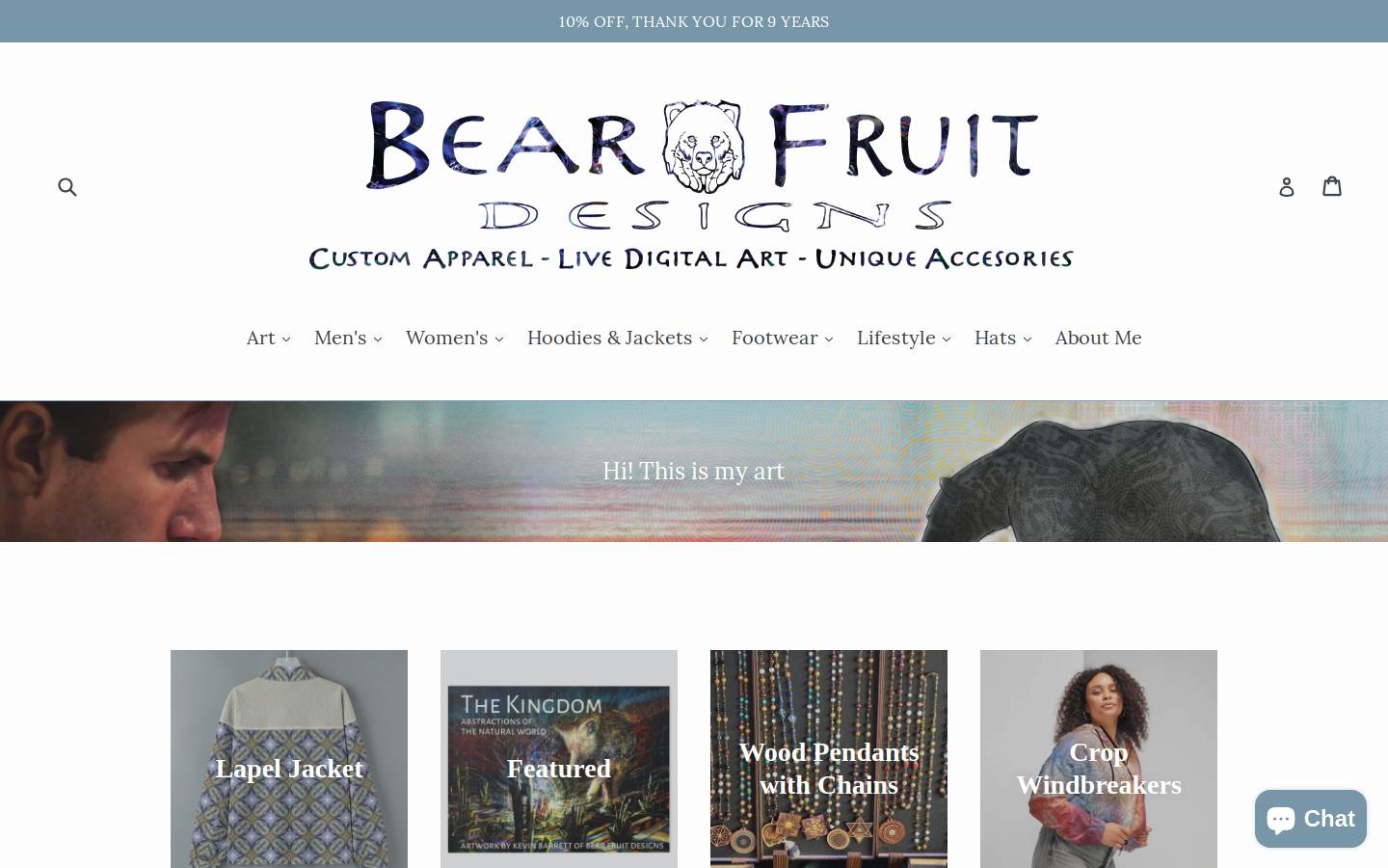 bearfruitdesigns.com homepage screenshot