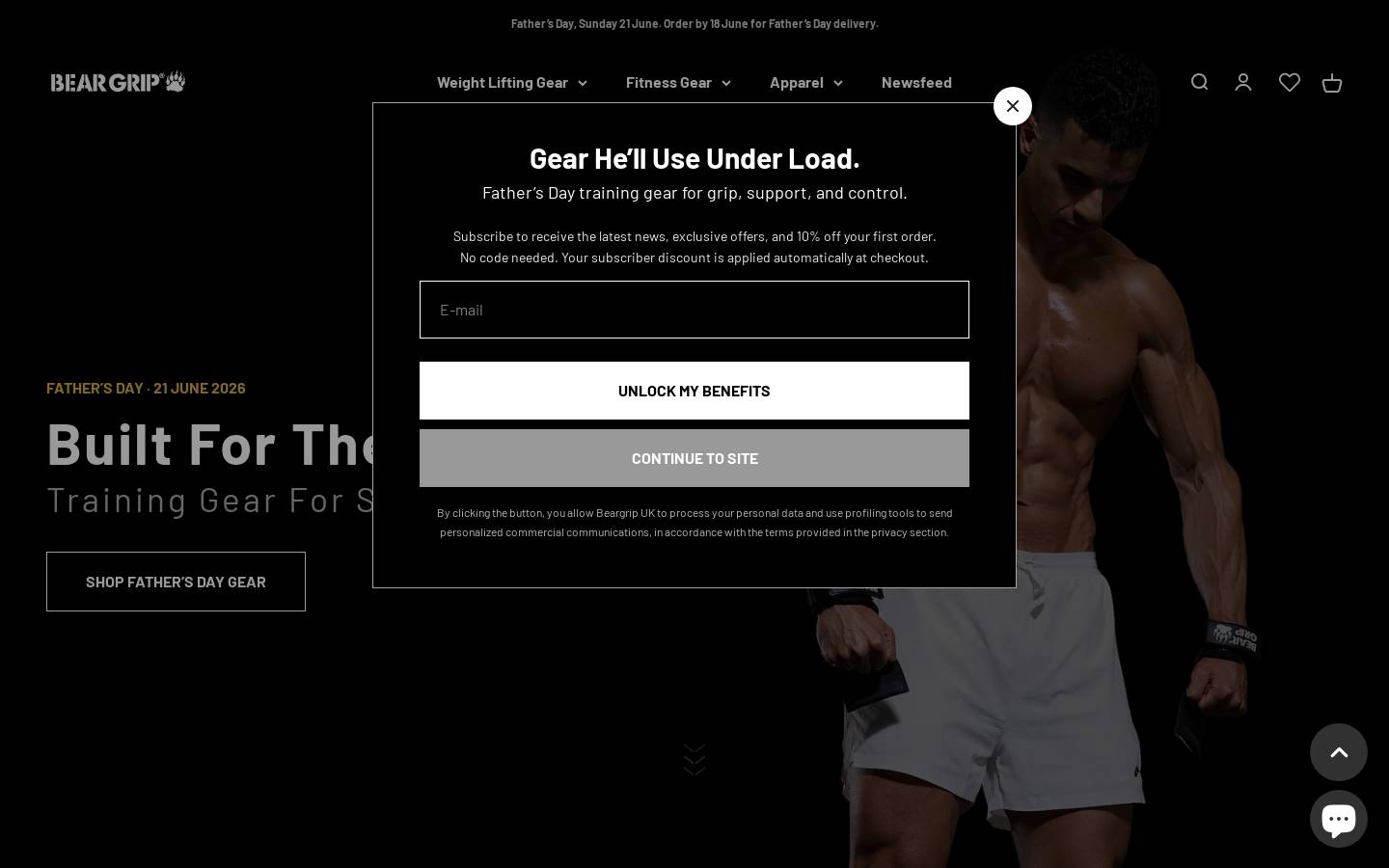 beargrip.co homepage screenshot
