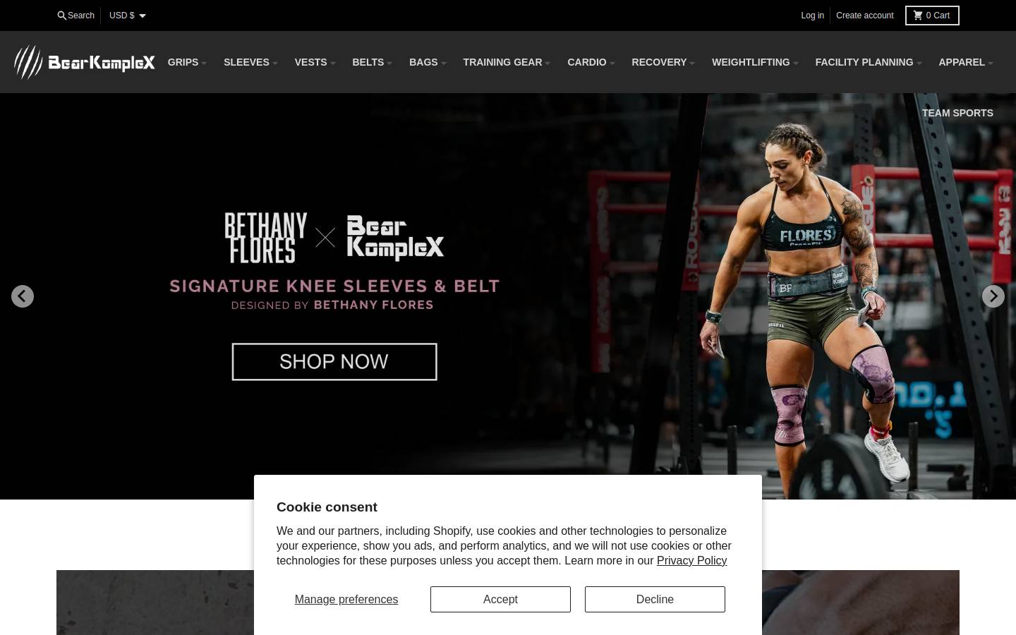 Bear KompleX homepage screenshot