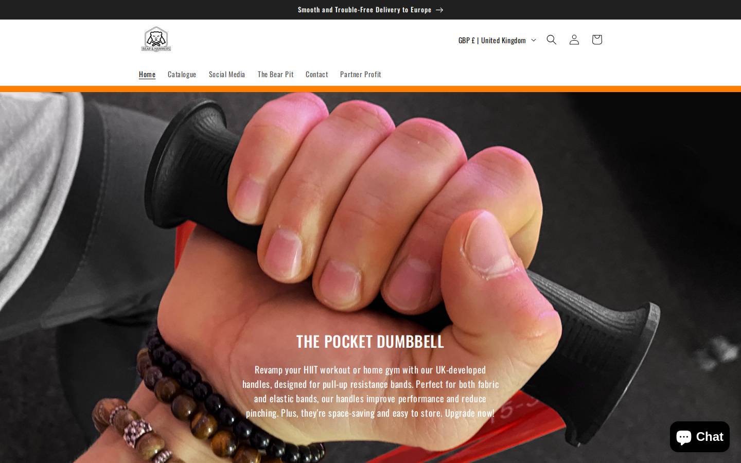 bearnhammers.com homepage screenshot