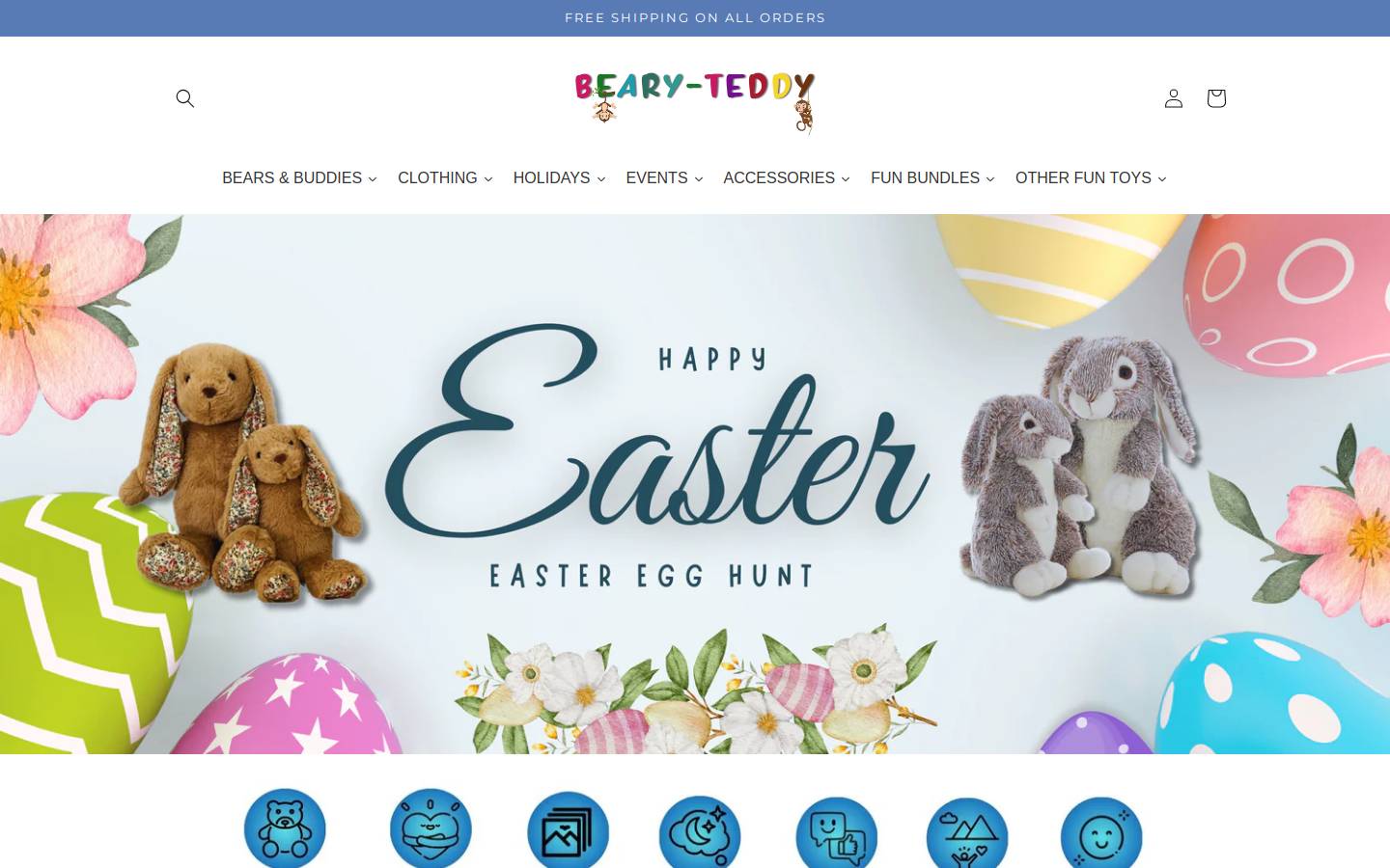 bearyteddy.com homepage screenshot