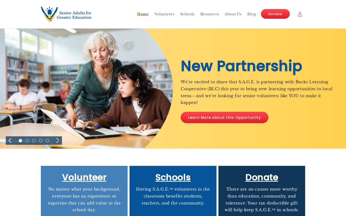 beasage.org homepage screenshot