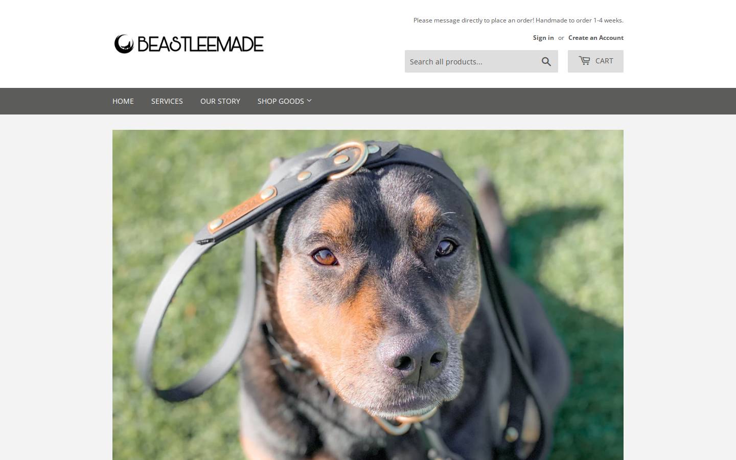 beastleemade.com homepage screenshot