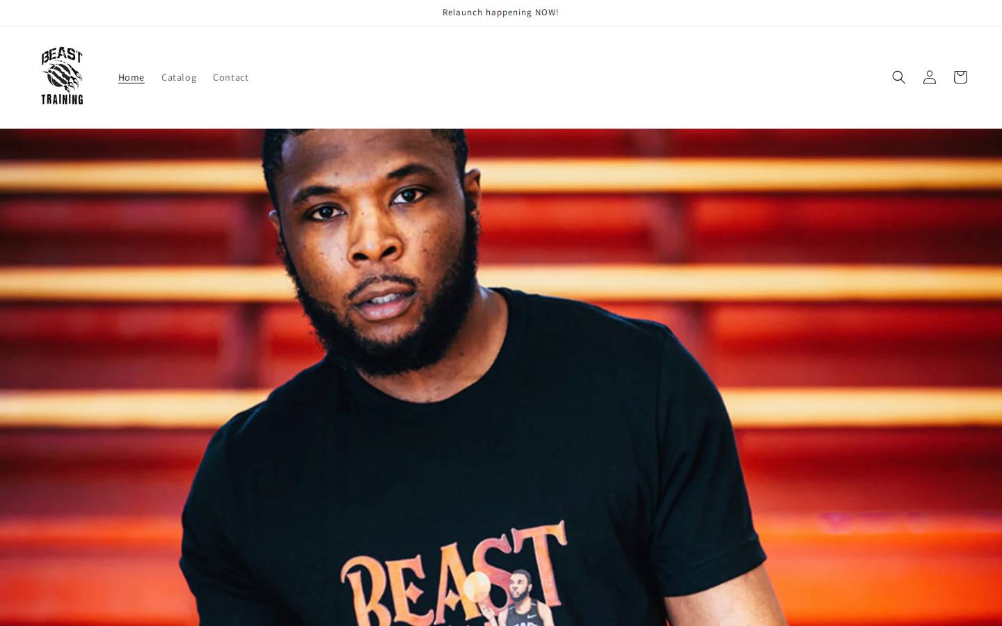 beastwaymerch.com homepage screenshot