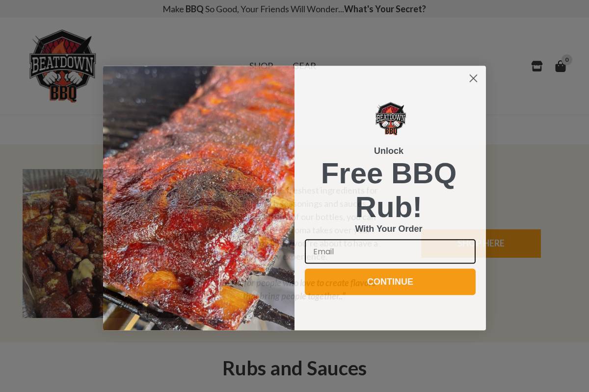 beatdownshop.com homepage screenshot