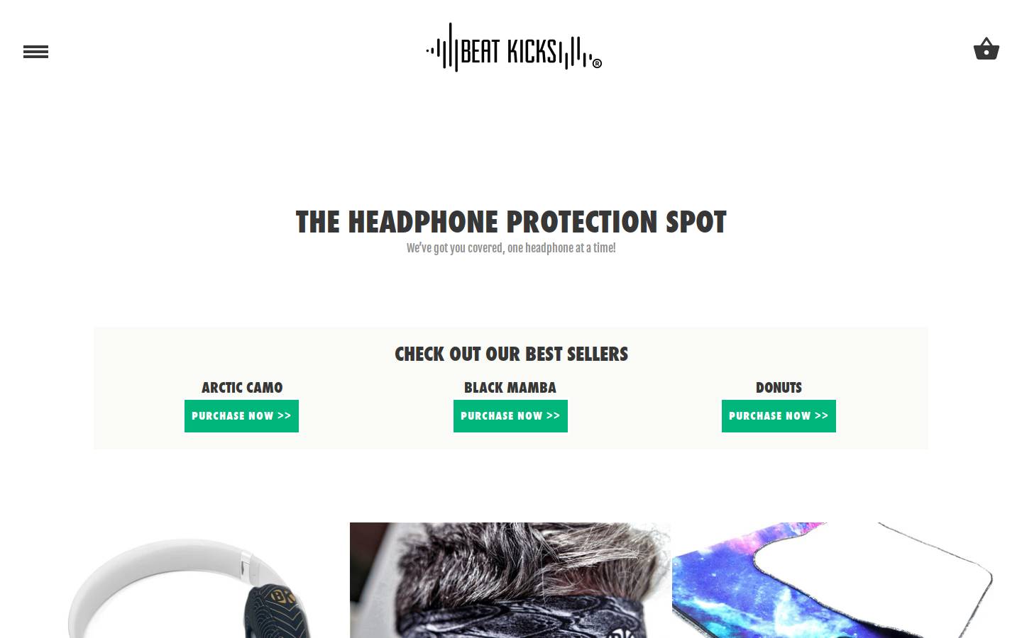 beatkicks.com homepage screenshot