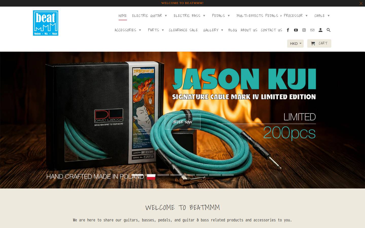 beatmmm.com homepage screenshot