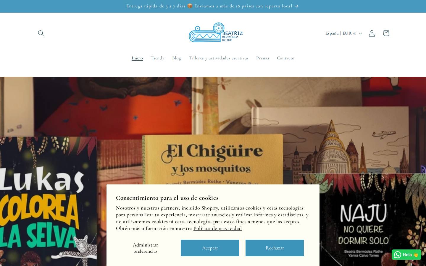 beatrizbermudezrothe.com homepage screenshot