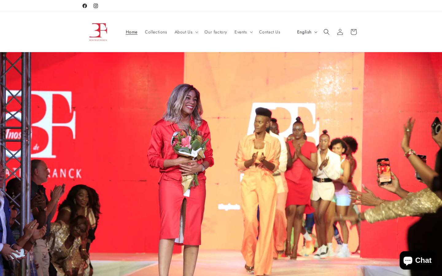 beatrizfranck.com homepage screenshot