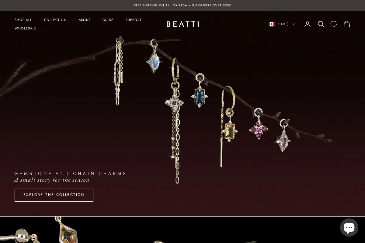 BEATTI homepage screenshot