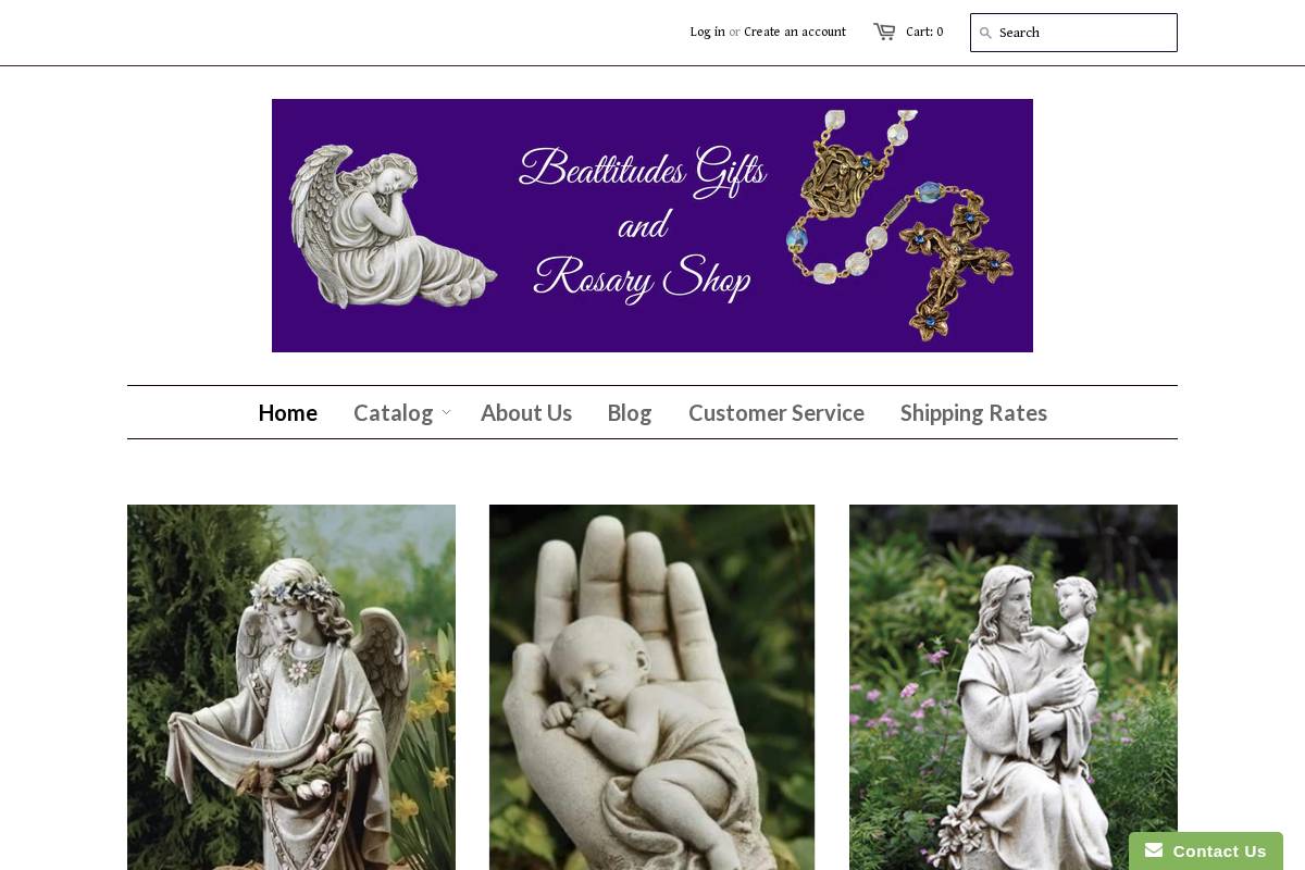 beattitudesgift.com homepage screenshot