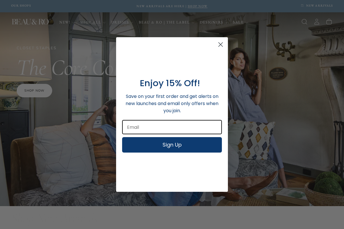 beauandro.com homepage screenshot