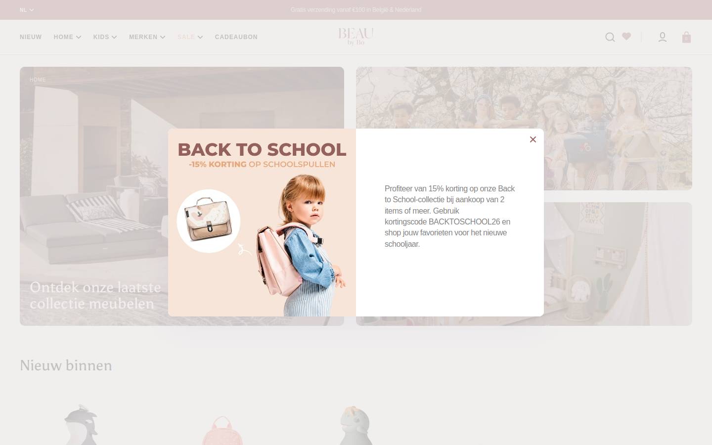 BEAU by Bo homepage screenshot